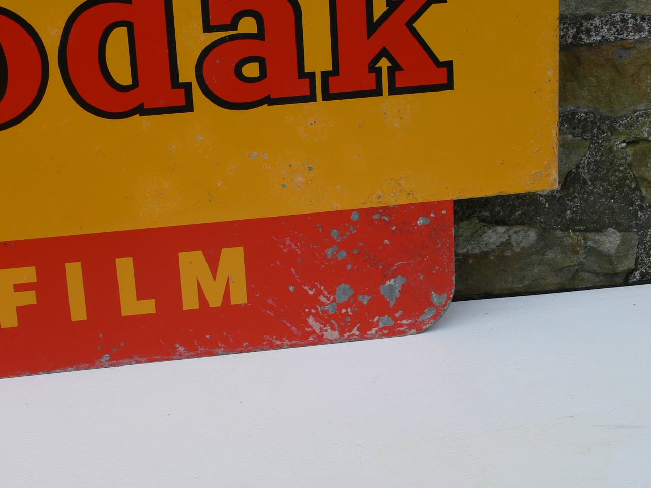 Genuine Vintage Shop Front KODAK Cameras Enamel Advertising Sign